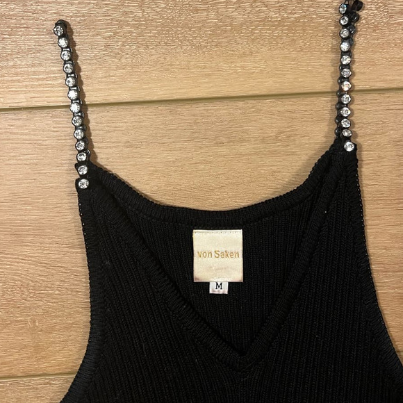 Von Saken Ripped Sweater Tank. - Picture 2 of 7